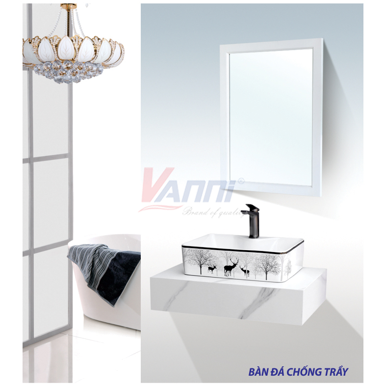 Bộ lavabo bàn đá vn‑bd02