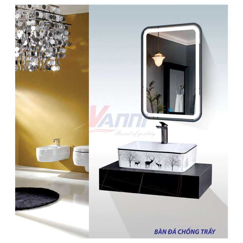 Bộ lavabo bàn đá vn‑bd05