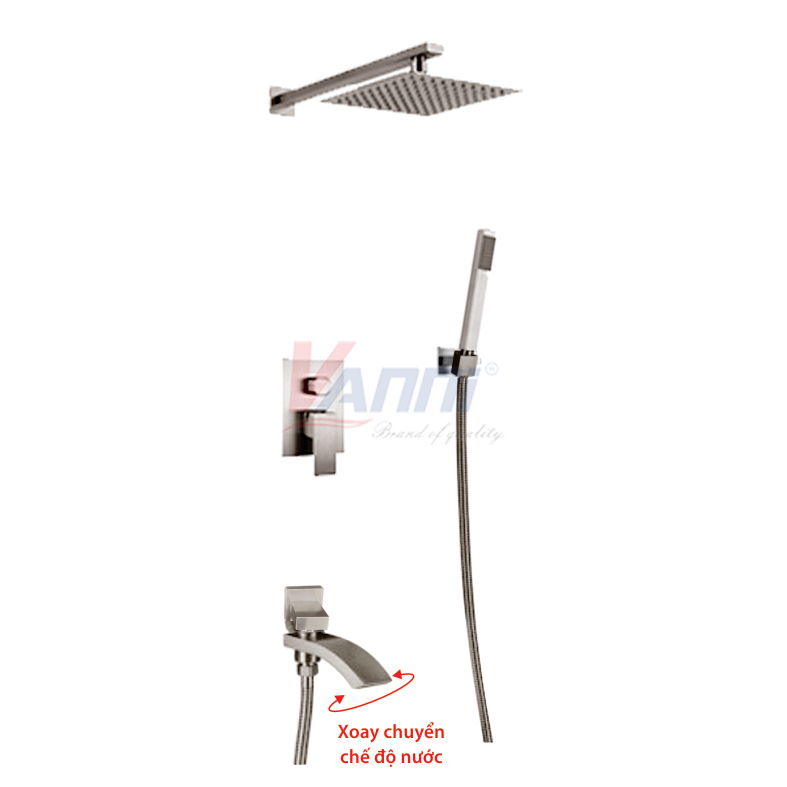 Sen âm tường nóng lạnh inox sus304 vn-8161