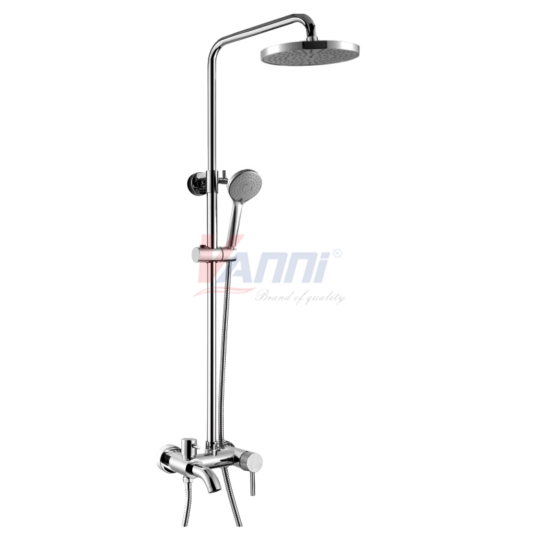 Sen cây tắm đứng nóng lạnh mạ chrome vn-8114