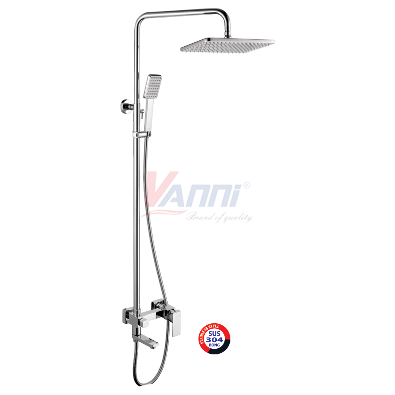 Sen cây tắm đứng nóng lạnh sus 304 bóng vn-8152