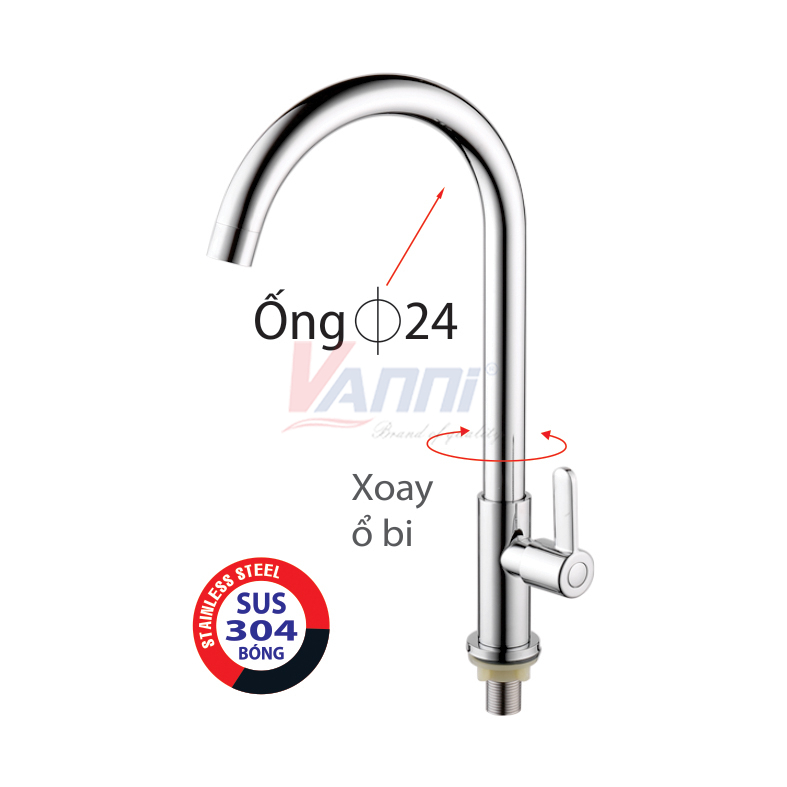 Vòi chén lạnh vn-420