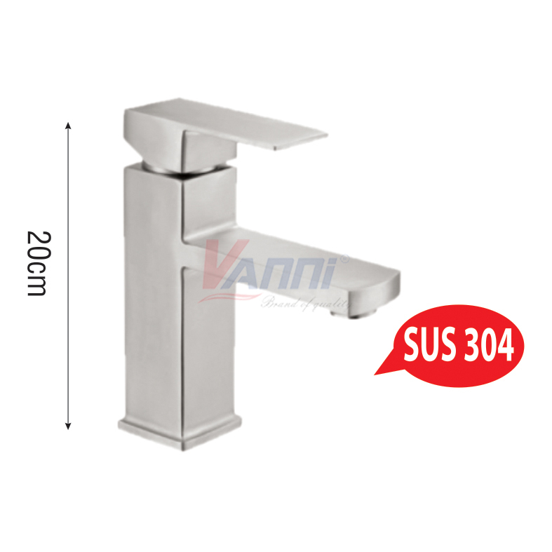 Vòi lavabo nóng lạnh sus304 vn-223
