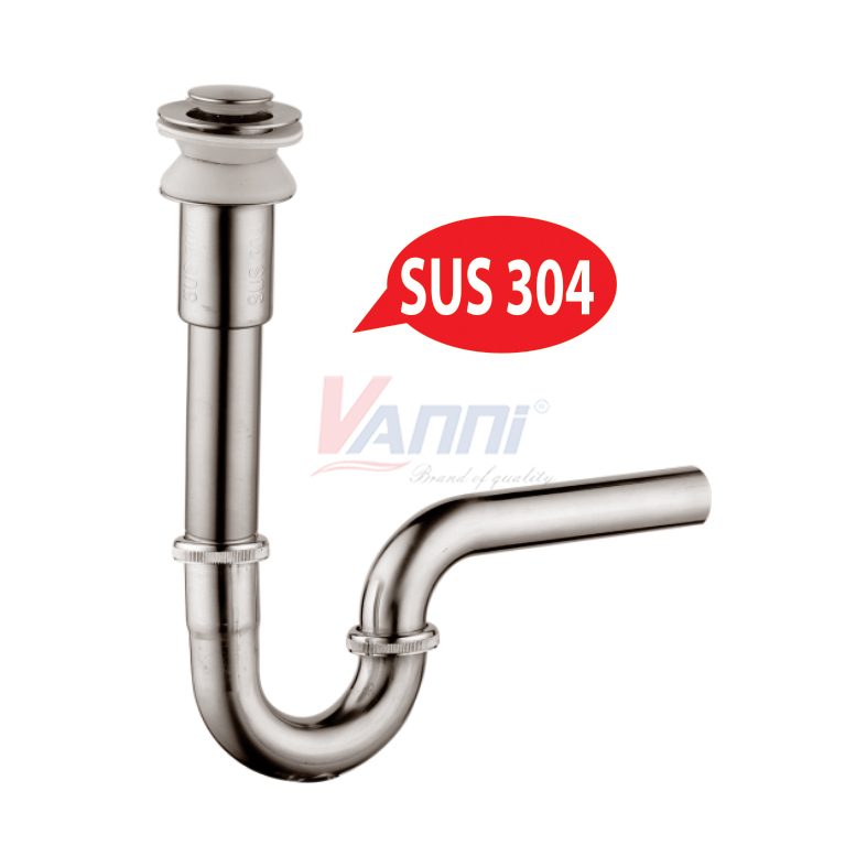 Xả nhấn lavabo inox 304 vn-097