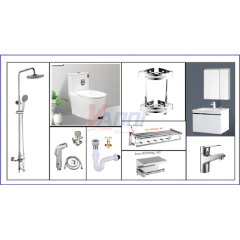 Bộ combo 10 món trắng - 04