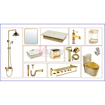 Bộ combo 11 món mạ vàng - 01