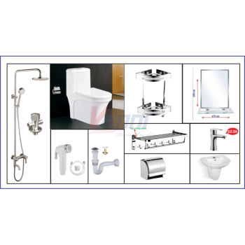 Bộ combo 11 món trắng - 08