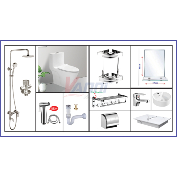 Bộ combo 12 món trắng - 07