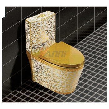 Bồn cầu khối cao cấp mạ vàng vn‑c008