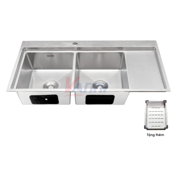 Chậu rửa inox vn-11048g