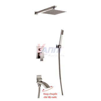 Sen âm tường nóng lạnh inox sus304 VN-8161