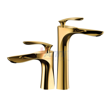 Vòi lavabo nóng lạnh mạ vàng - VN-256